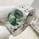 vr factory super clone rolex day date 40 green roman face 2836 watch (3)_th.jpg